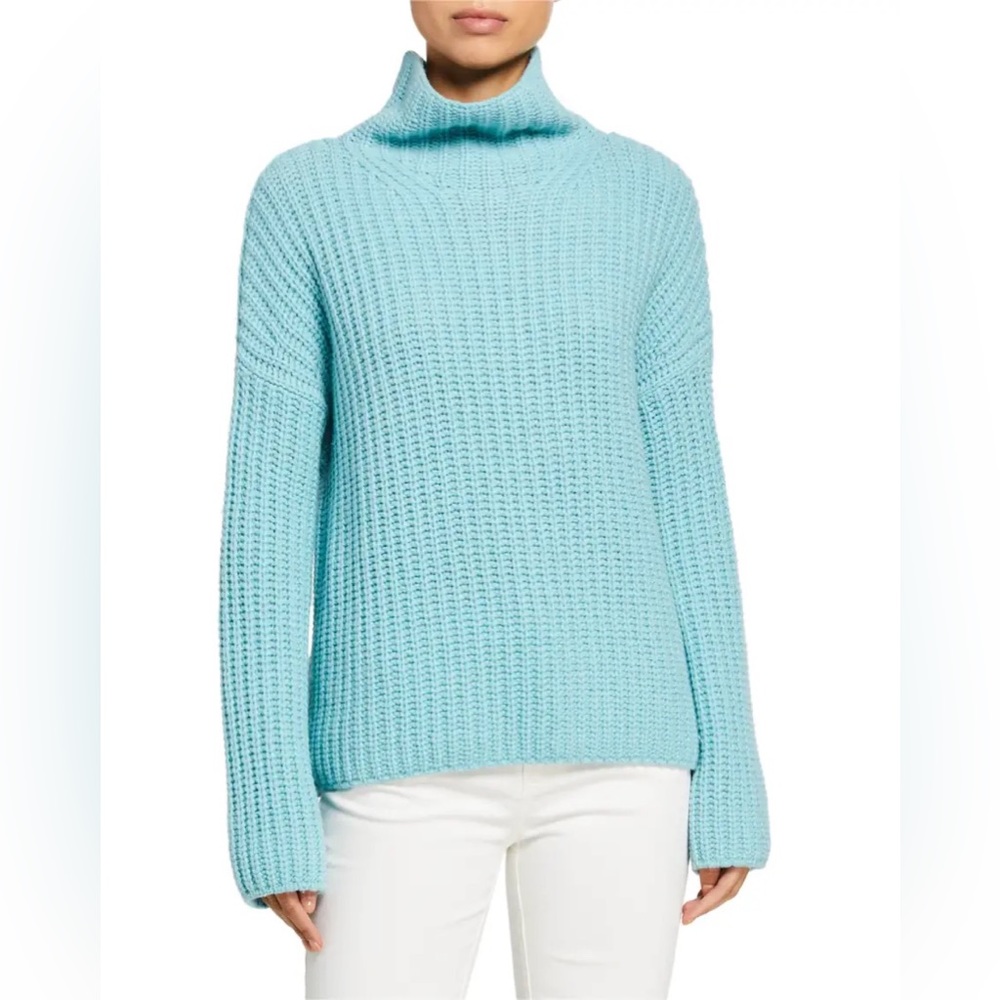 Vince - Lofty Rib Turtleneck Sweater in Aria